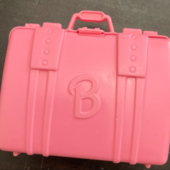 Barbie by Mattel Vintage 1970’s Fiery Felt Orange coat  and vintage suitcase - Picture 5 of 8